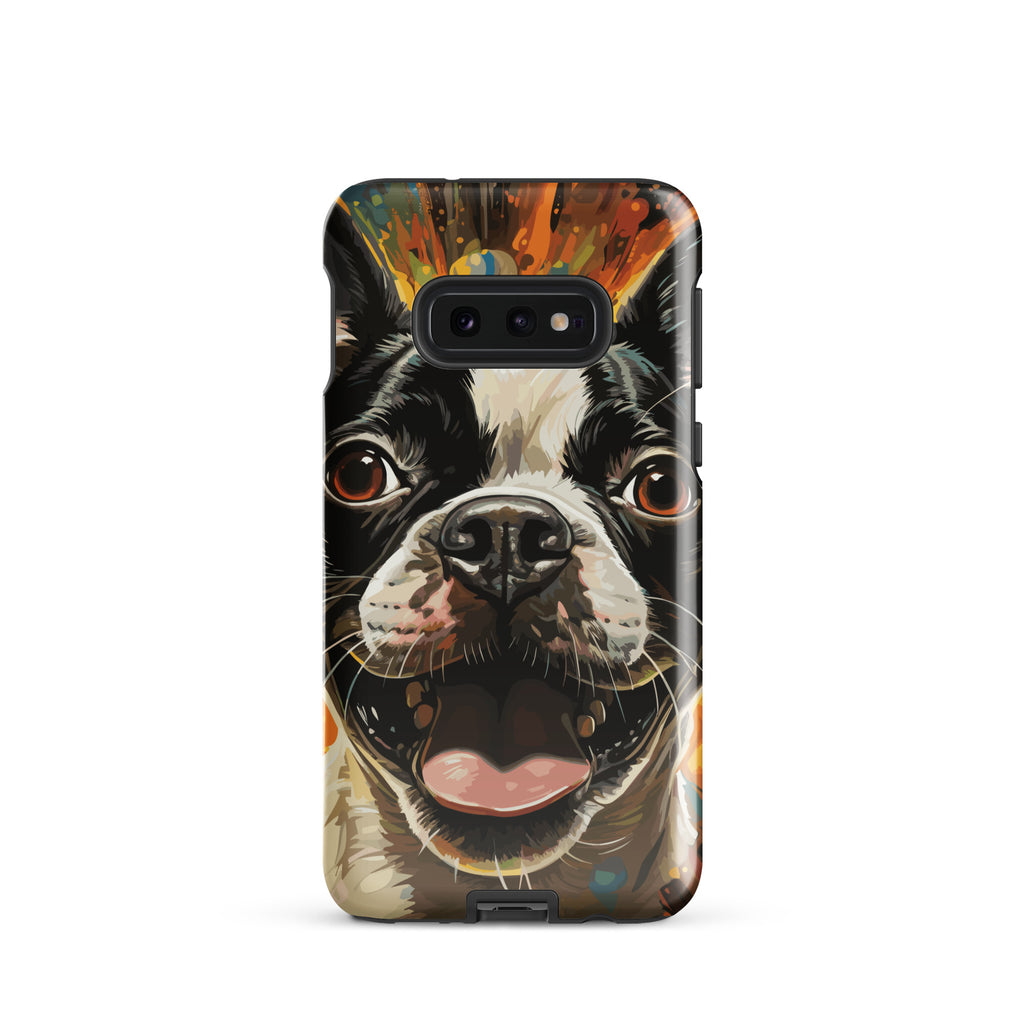 Zoomies Excitement Boston Terrier Dog Tough case for Samsung