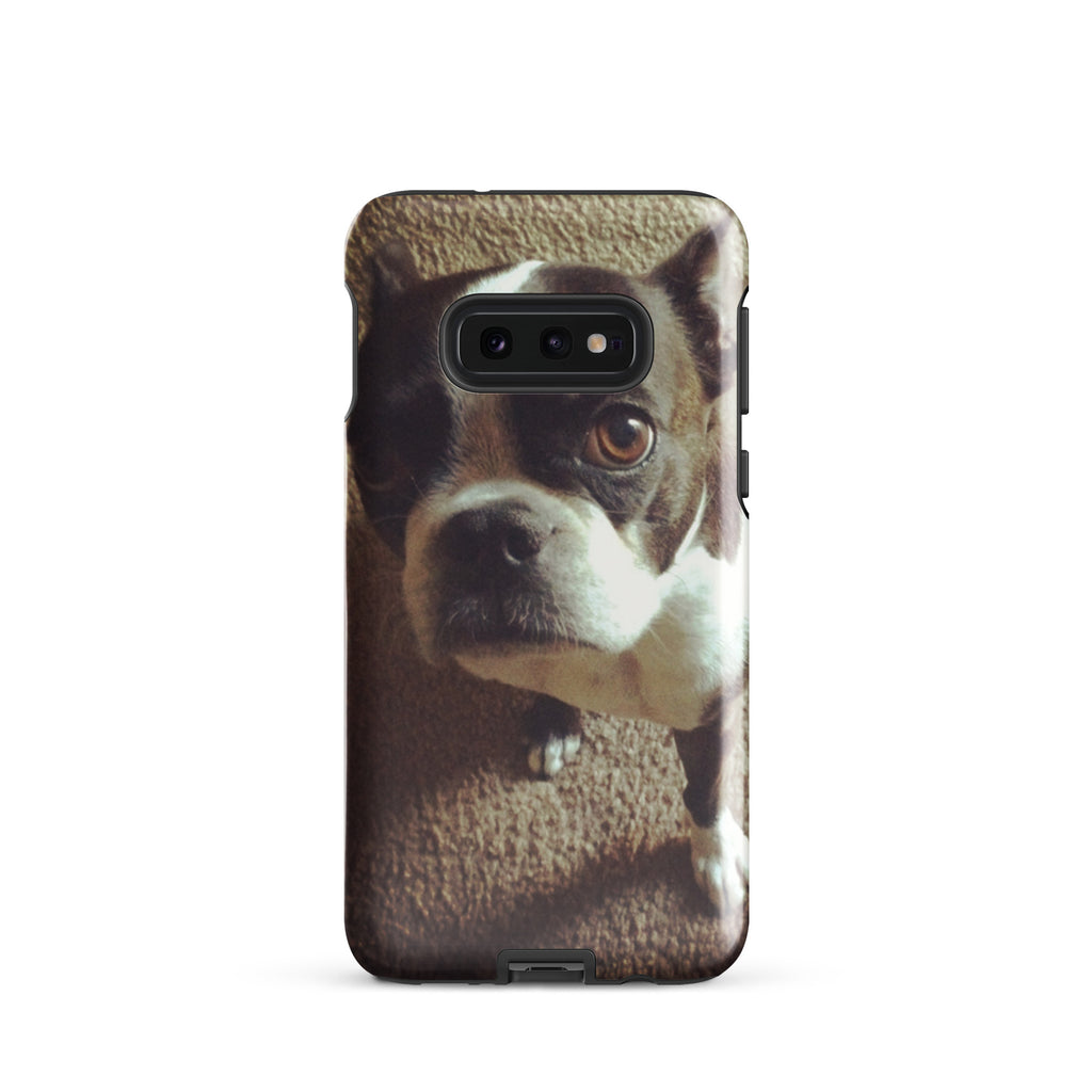 Custom Boston Terrier Dog Tough Phone Case For Samsung
