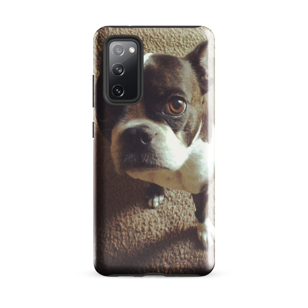 Custom Boston Terrier Dog Tough Phone Case For Samsung