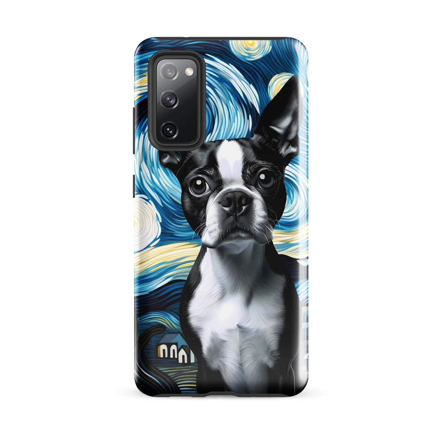 Starry Night - Boston Terrier Dog Tough case for Samsung