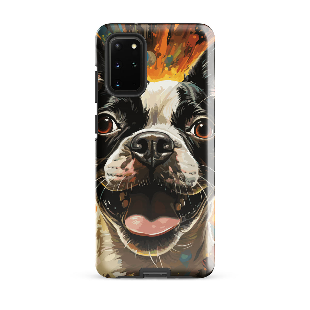 Zoomies Excitement Boston Terrier Dog Tough case for Samsung