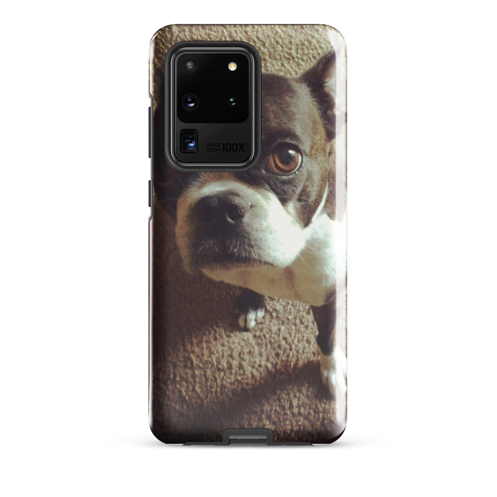 Custom Boston Terrier Dog Tough Phone Case For Samsung