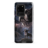 Storm Guardian – Majestic Boston Terrier Night Art Tough Case for Samsung . Glossy Samsung Galaxy S20 Ultra