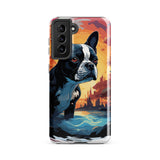 Artistic Representation Of A Boston Terrier In A Surreal Place Tough case for Samsung