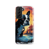 Artistic Representation Of A Boston Terrier In A Surreal Place Tough case for Samsung