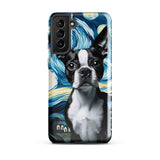 Starry Night - Boston Terrier Dog Tough case for Samsung