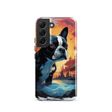 Artistic Representation Of A Boston Terrier In A Surreal Place Tough case for Samsung