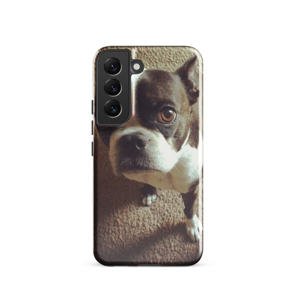 Custom Boston Terrier Dog Tough Phone Case For Samsung