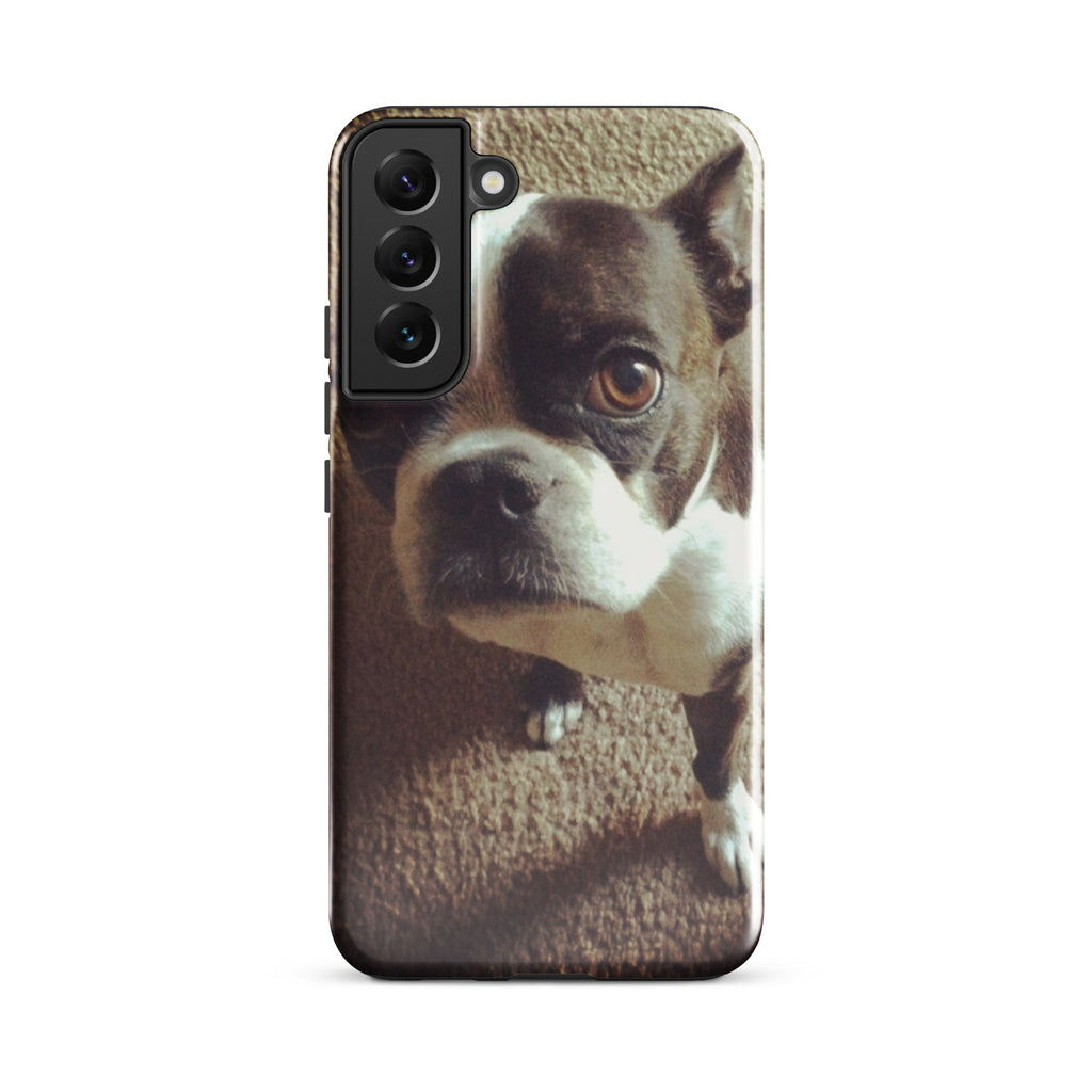 Custom Boston Terrier Dog Tough Phone Case For Samsung