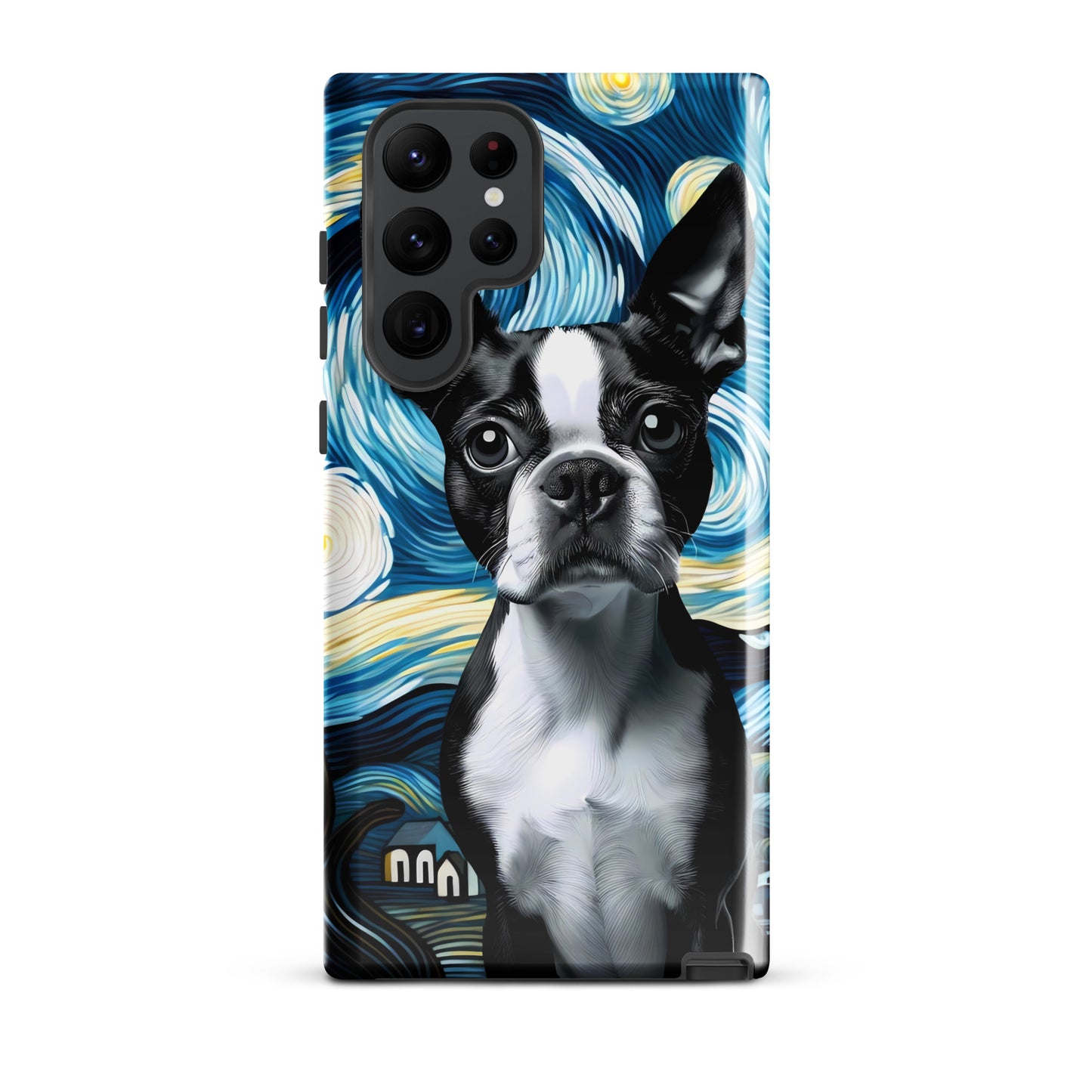 Starry Night - Boston Terrier Dog Tough case for Samsung