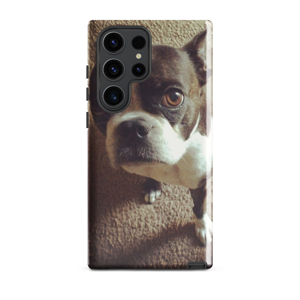 Custom Boston Terrier Dog Tough Phone Case For Samsung