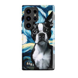 Starry Night - Boston Terrier Dog Tough case for Samsung