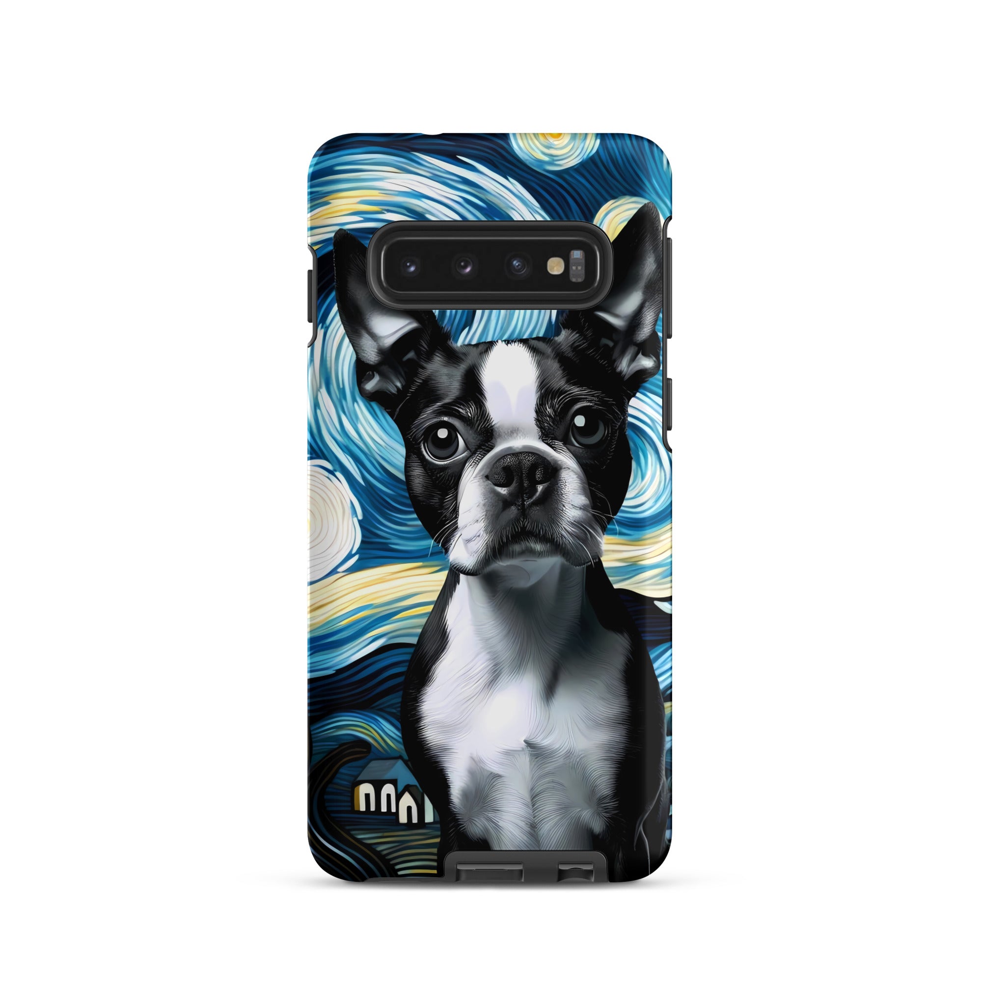 Starry Night - Boston Terrier Dog Tough case for Samsung