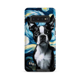 Starry Night - Boston Terrier Dog Tough case for Samsung