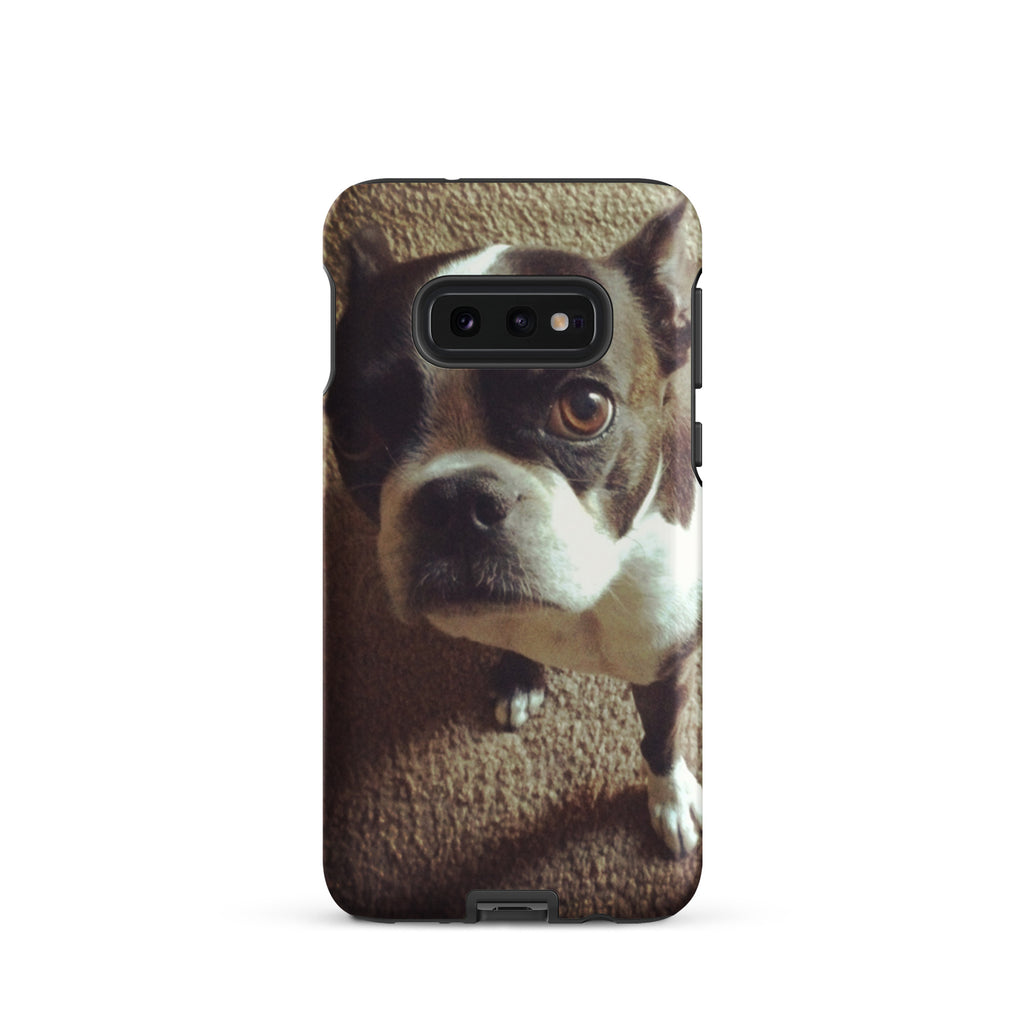 Custom Boston Terrier Dog Tough Phone Case For Samsung