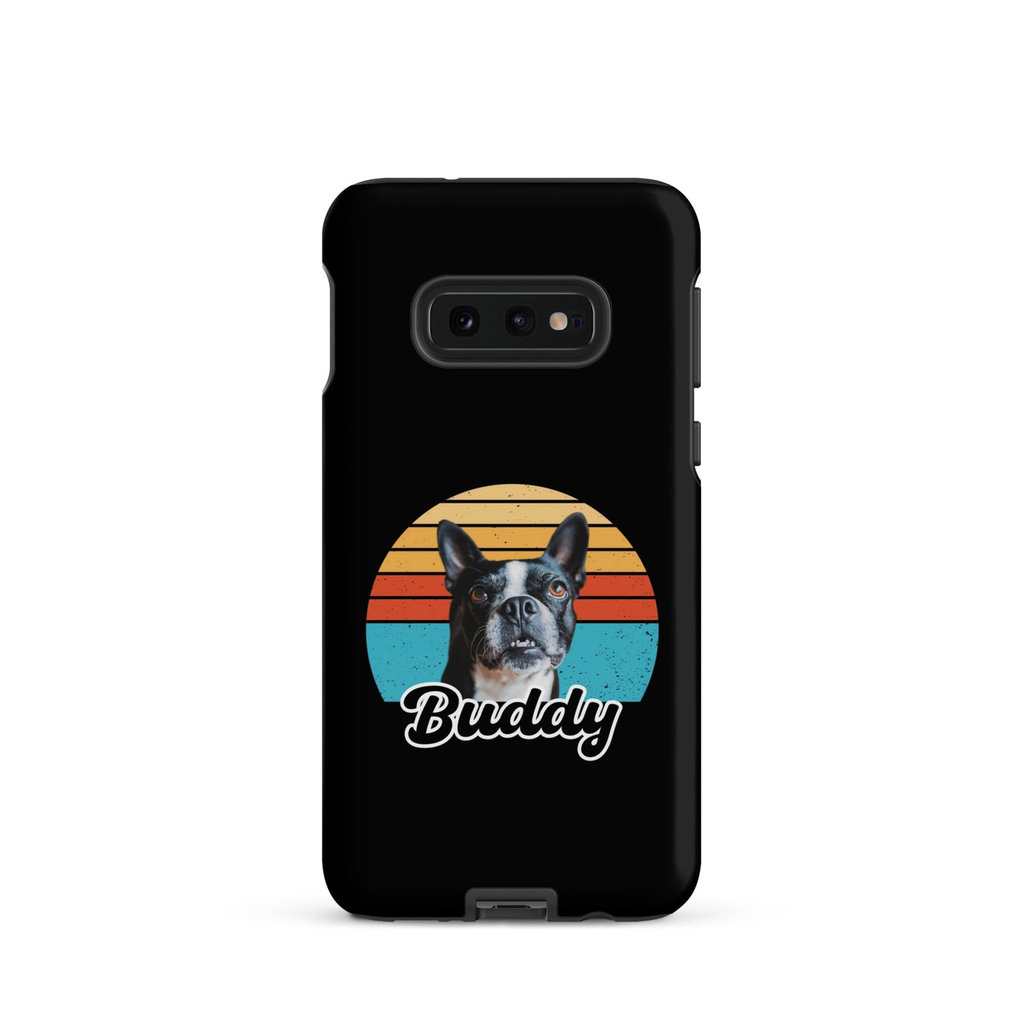 Custom Dog Sunset Vintage Retro Style Tough case for Samsung . Matte Samsung Galaxy S10e