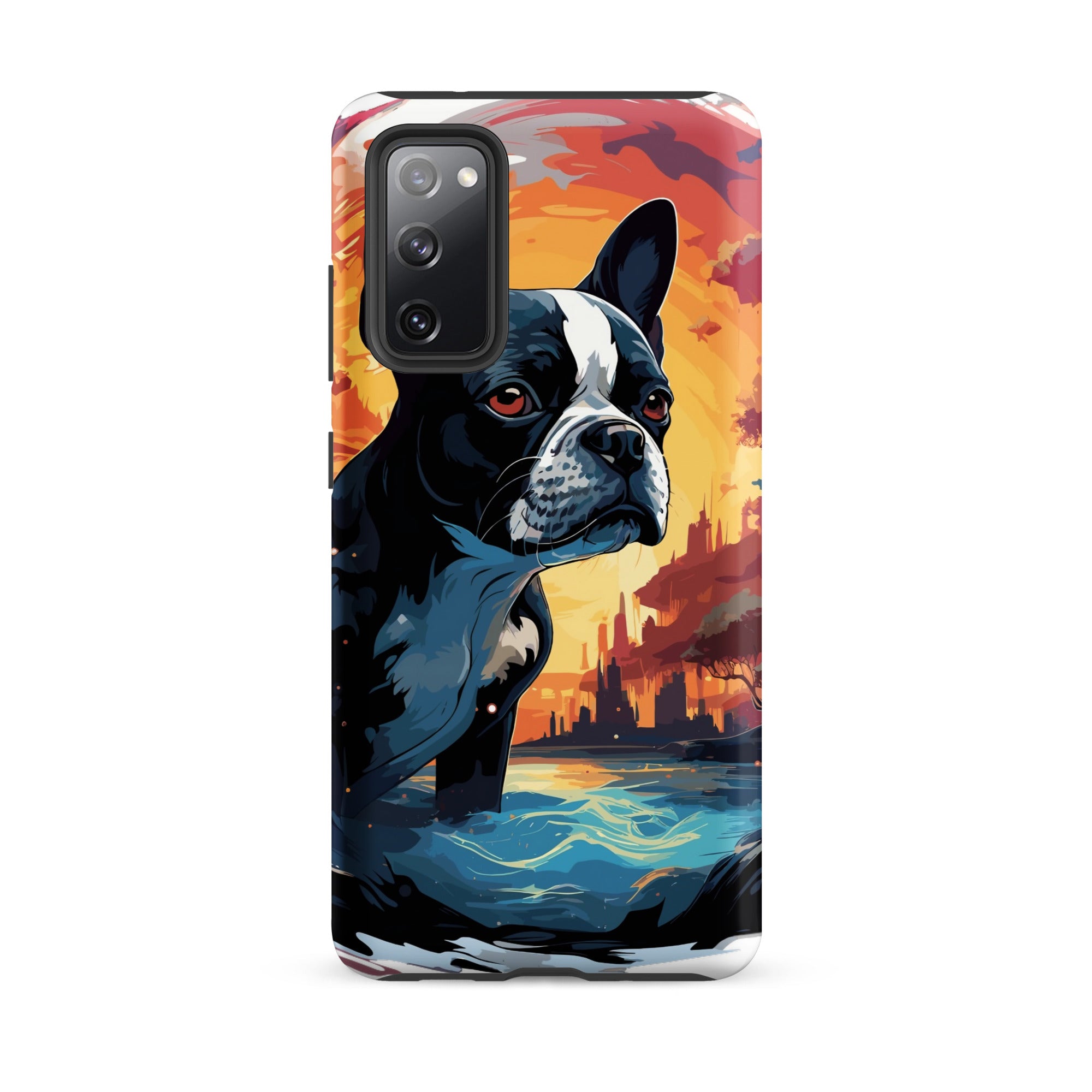 Artistic Representation Of A Boston Terrier In A Surreal Place Tough case for Samsung