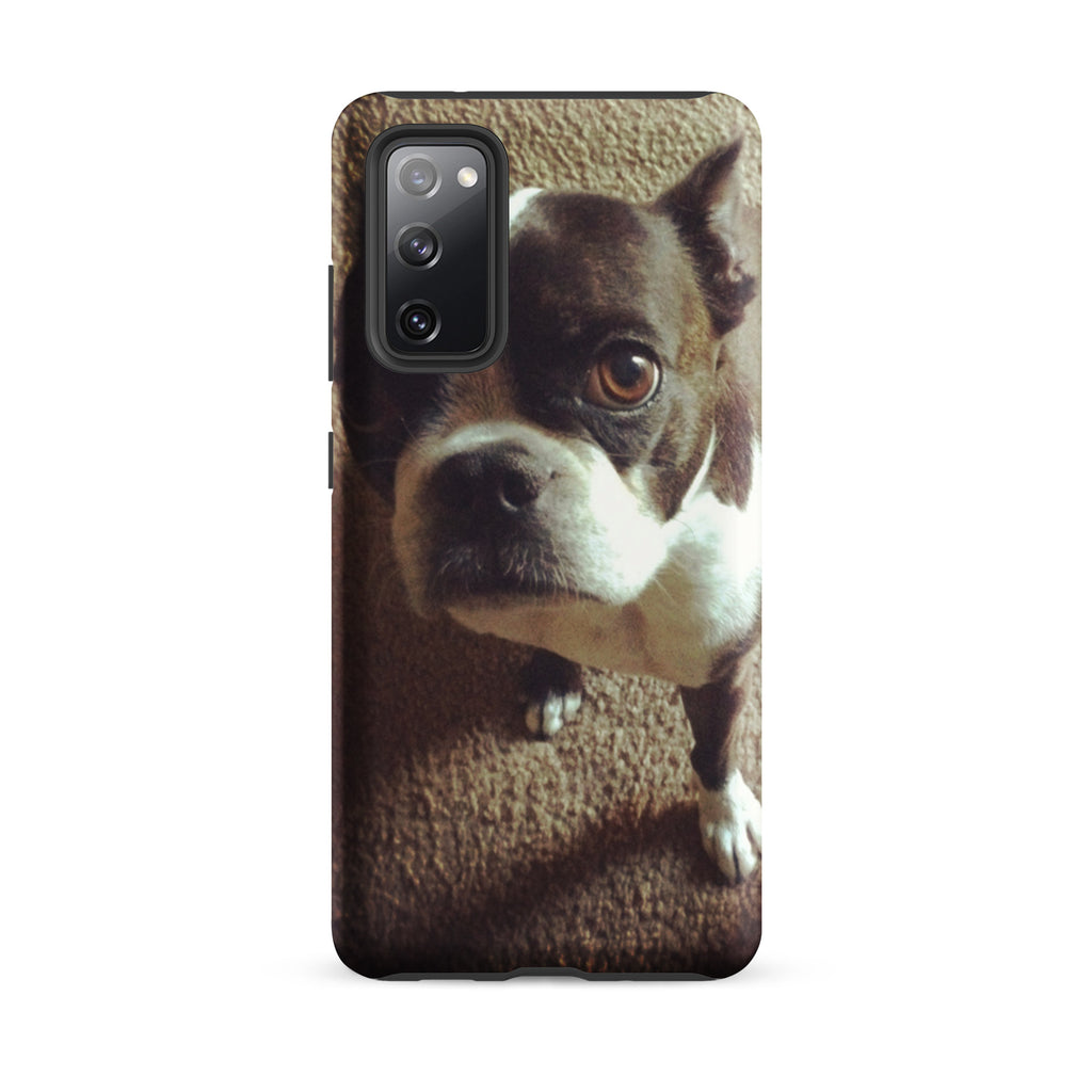 Custom Boston Terrier Dog Tough Phone Case For Samsung