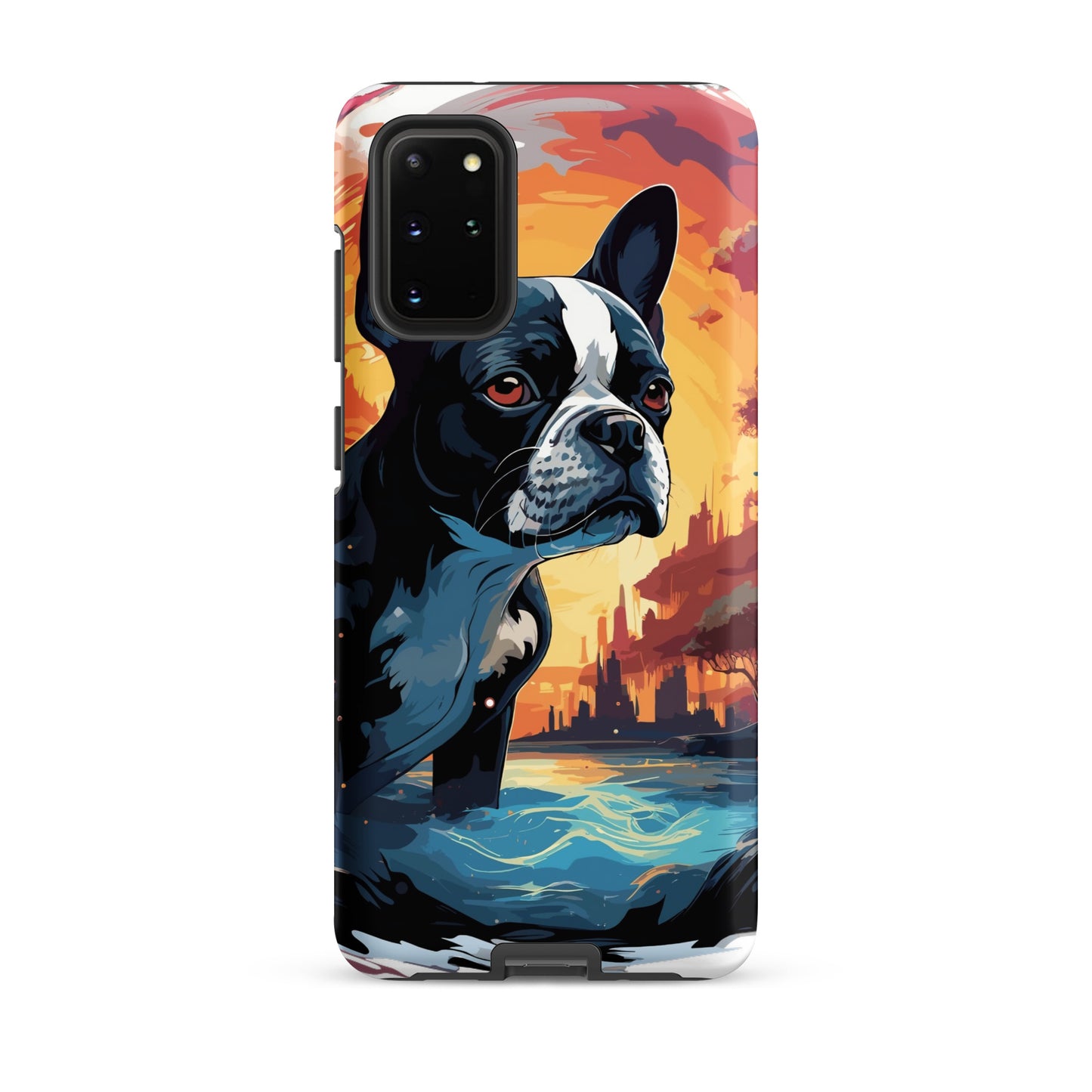 Artistic Representation Of A Boston Terrier In A Surreal Place Tough case for Samsung