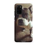 Custom Boston Terrier Dog Tough Phone Case For Samsung