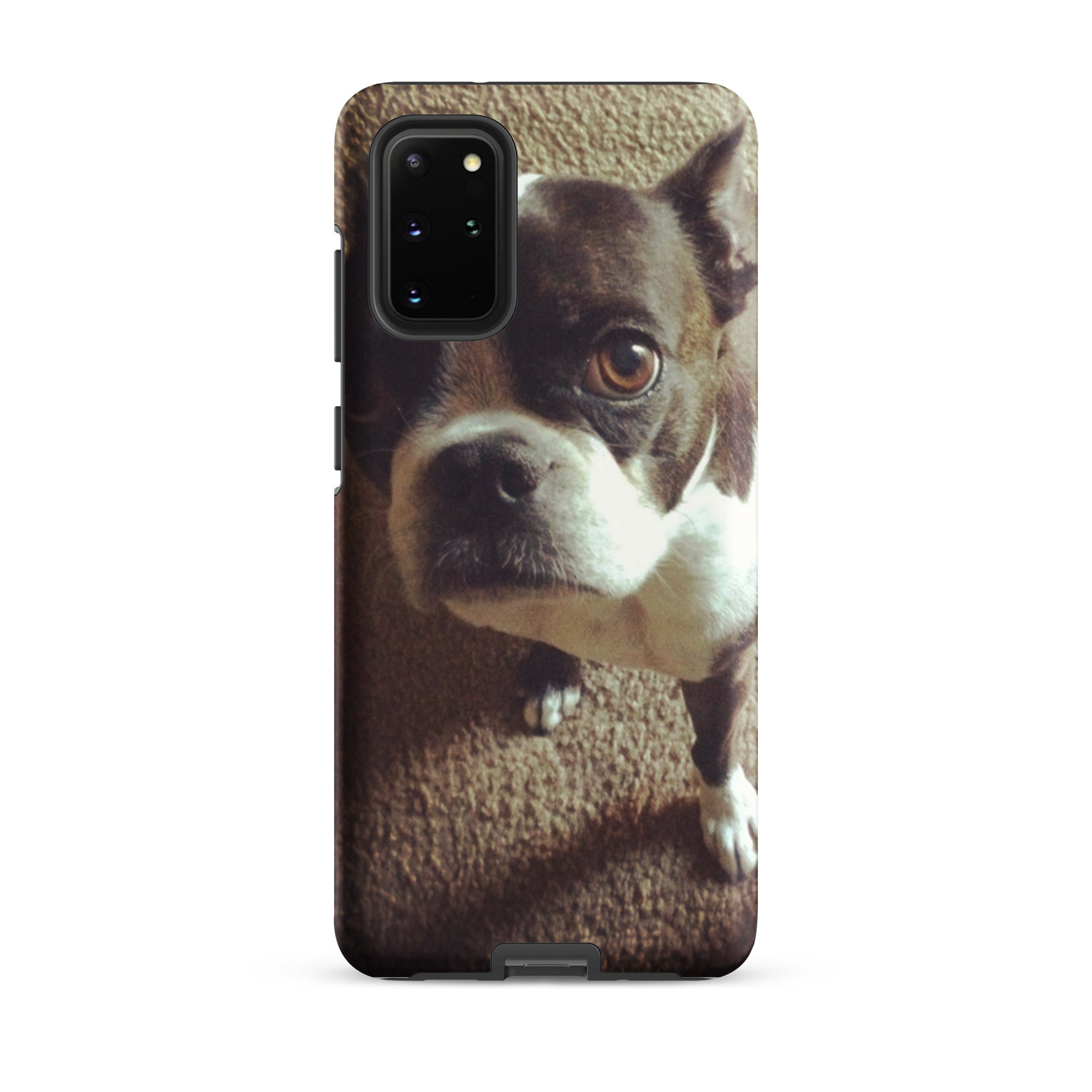 Custom Boston Terrier Dog Tough Phone Case For Samsung