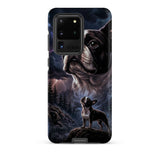 Storm Guardian – Majestic Boston Terrier Night Art Tough Case for Samsung . Matte Samsung Galaxy S20 Ultra
