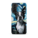 Starry Night - Boston Terrier Dog Tough case for Samsung