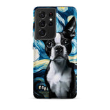Starry Night - Boston Terrier Dog Tough case for Samsung