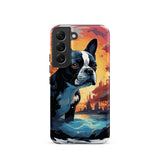 Artistic Representation Of A Boston Terrier In A Surreal Place Tough case for Samsung