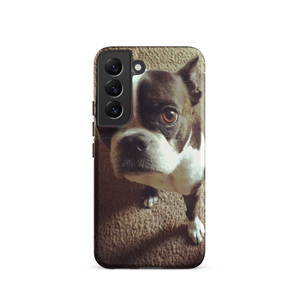 Custom Boston Terrier Dog Tough Phone Case For Samsung