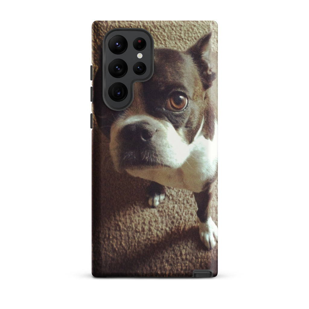 Custom Boston Terrier Dog Tough Phone Case For Samsung