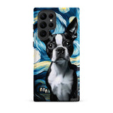 Starry Night - Boston Terrier Dog Tough case for Samsung