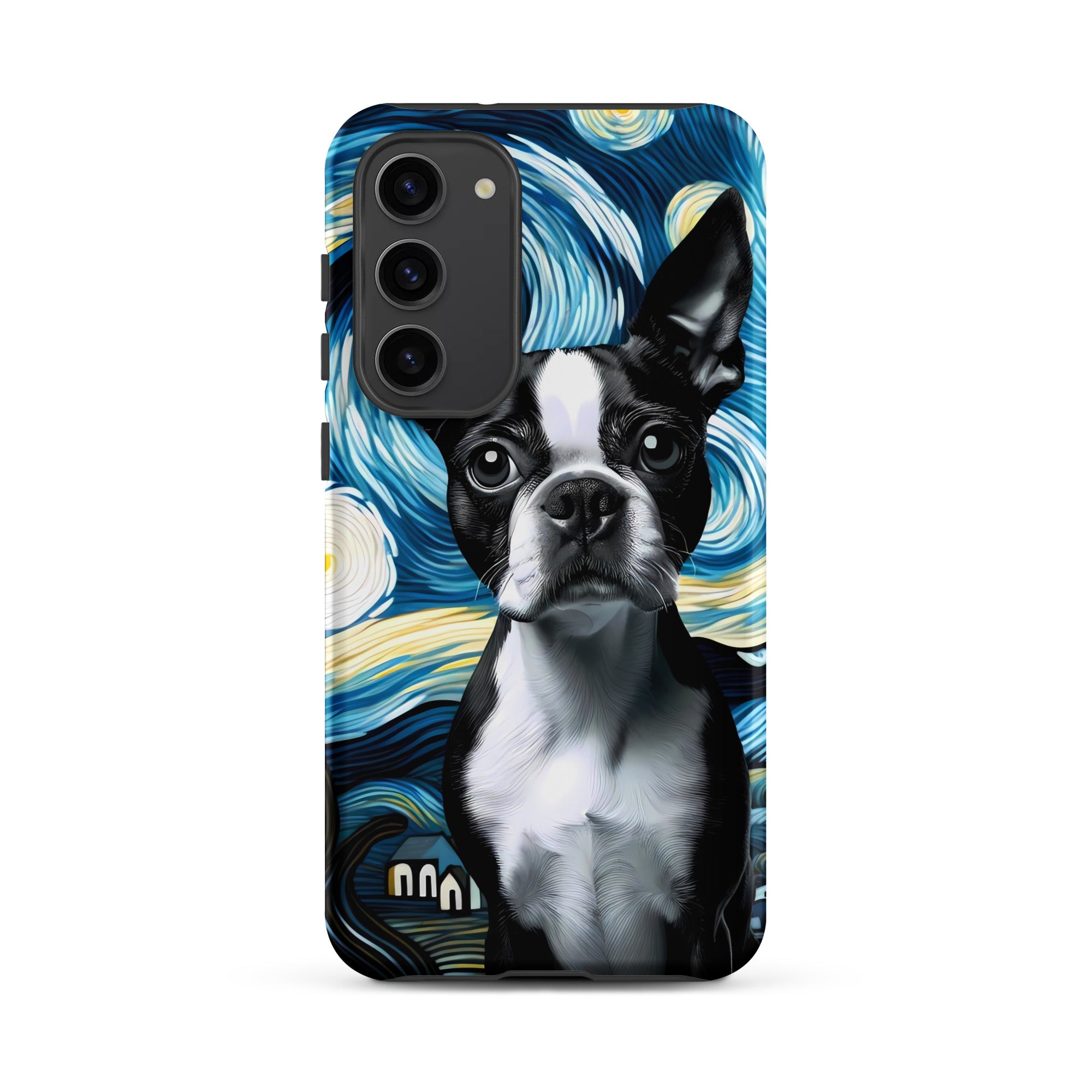 Starry Night - Boston Terrier Dog Tough case for Samsung