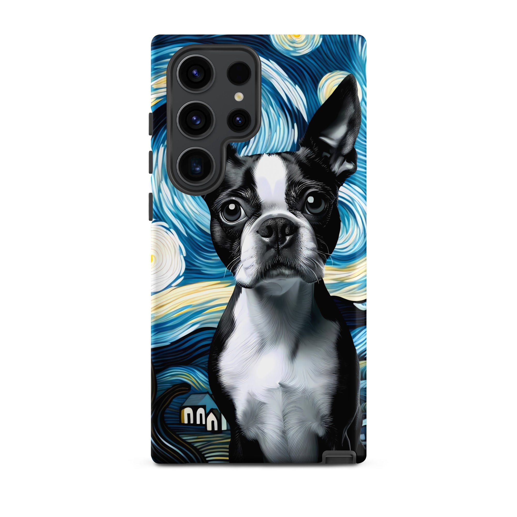 Starry Night - Boston Terrier Dog Tough case for Samsung