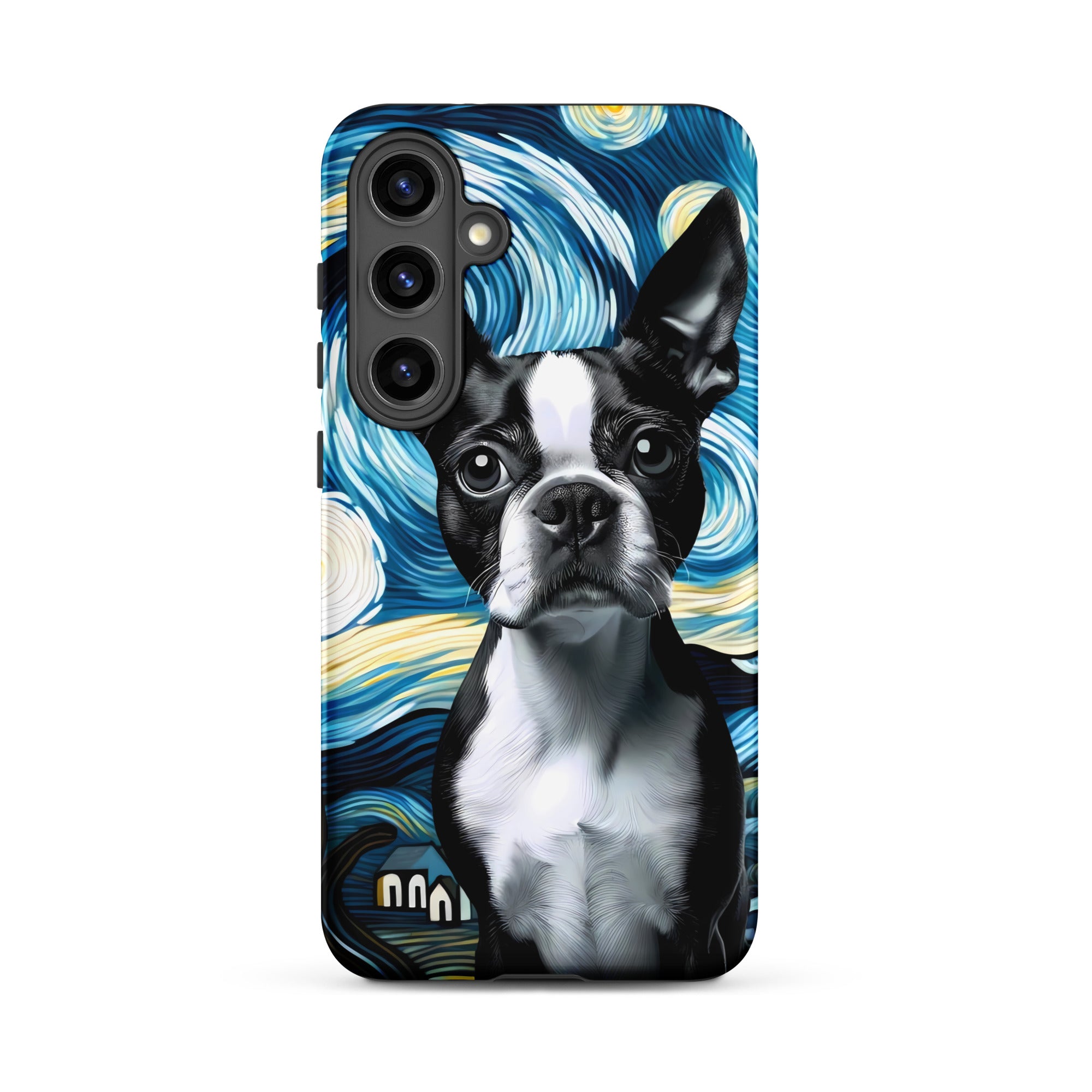 Starry Night - Boston Terrier Dog Tough case for Samsung