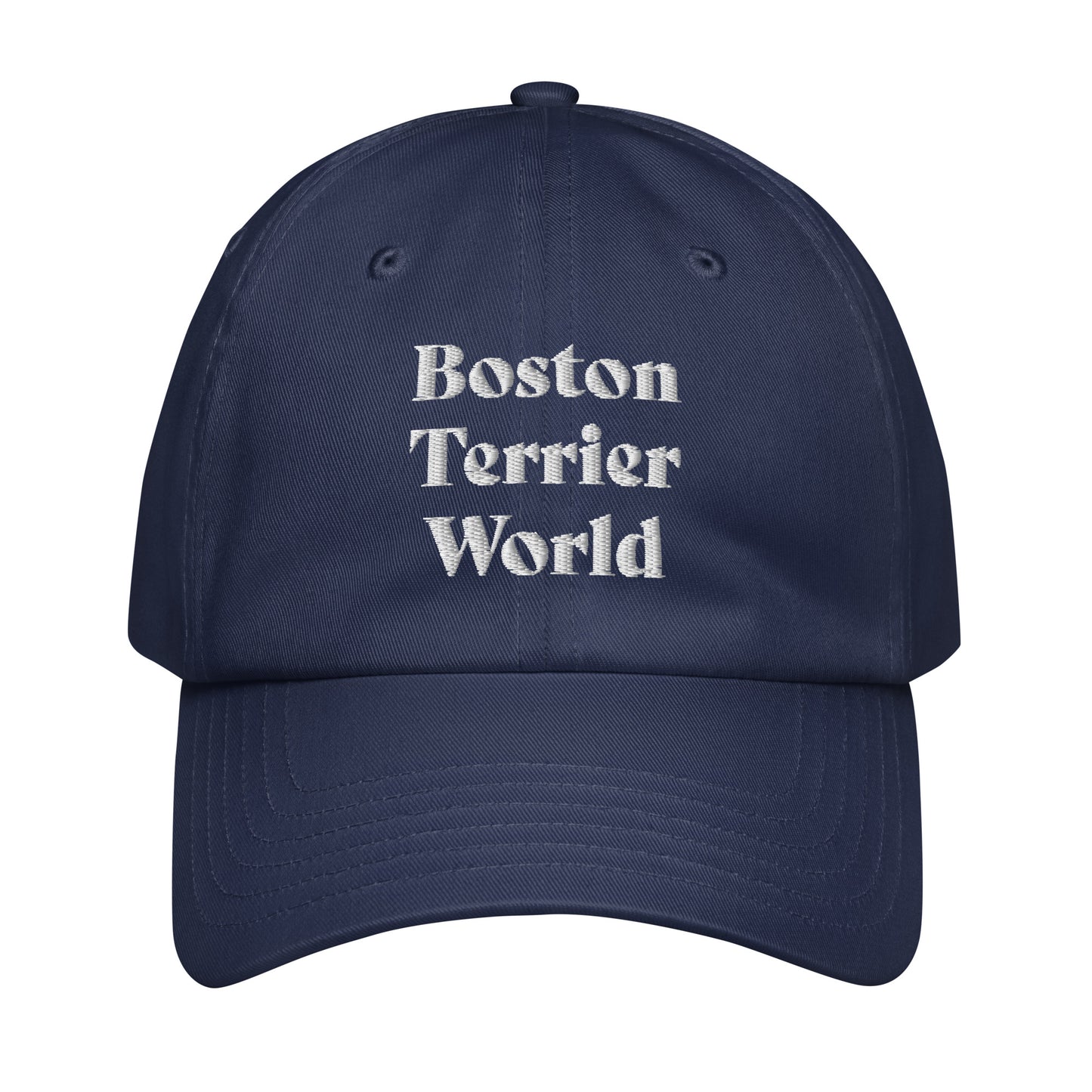 Boston Terrier World Under Armour Dad Hat