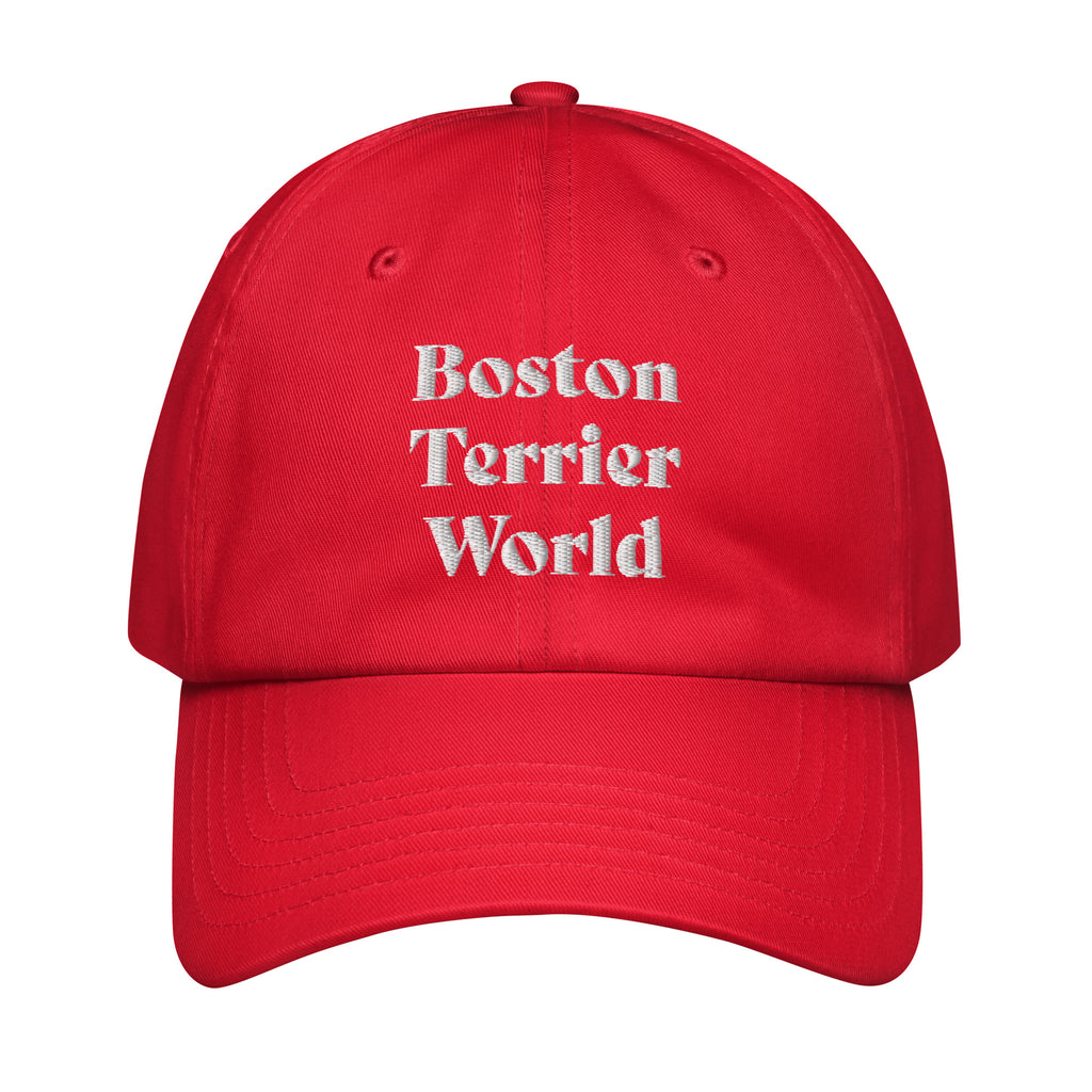 Boston Terrier World Under Armour Dad Hat