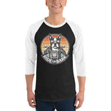 Ride or Bark 3/4 Sleeve Raglan Shirt .