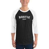 Bostie Sport 3/4 Sleeve Raglan Shirt .