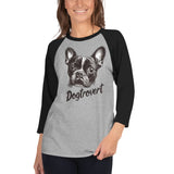 Dogtrovert 3/4 Sleeve Raglan Shirt .