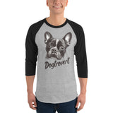 Dogtrovert 3/4 Sleeve Raglan Shirt .