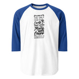 A Dog Is The Only Thing On Earth That Loves You More Than He Loves Himself 3/4 Sleeve Raglan Shirt . White Royal