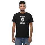 If Found I Belong To A Boston (Handle With Love) Unisex Classic Tee .