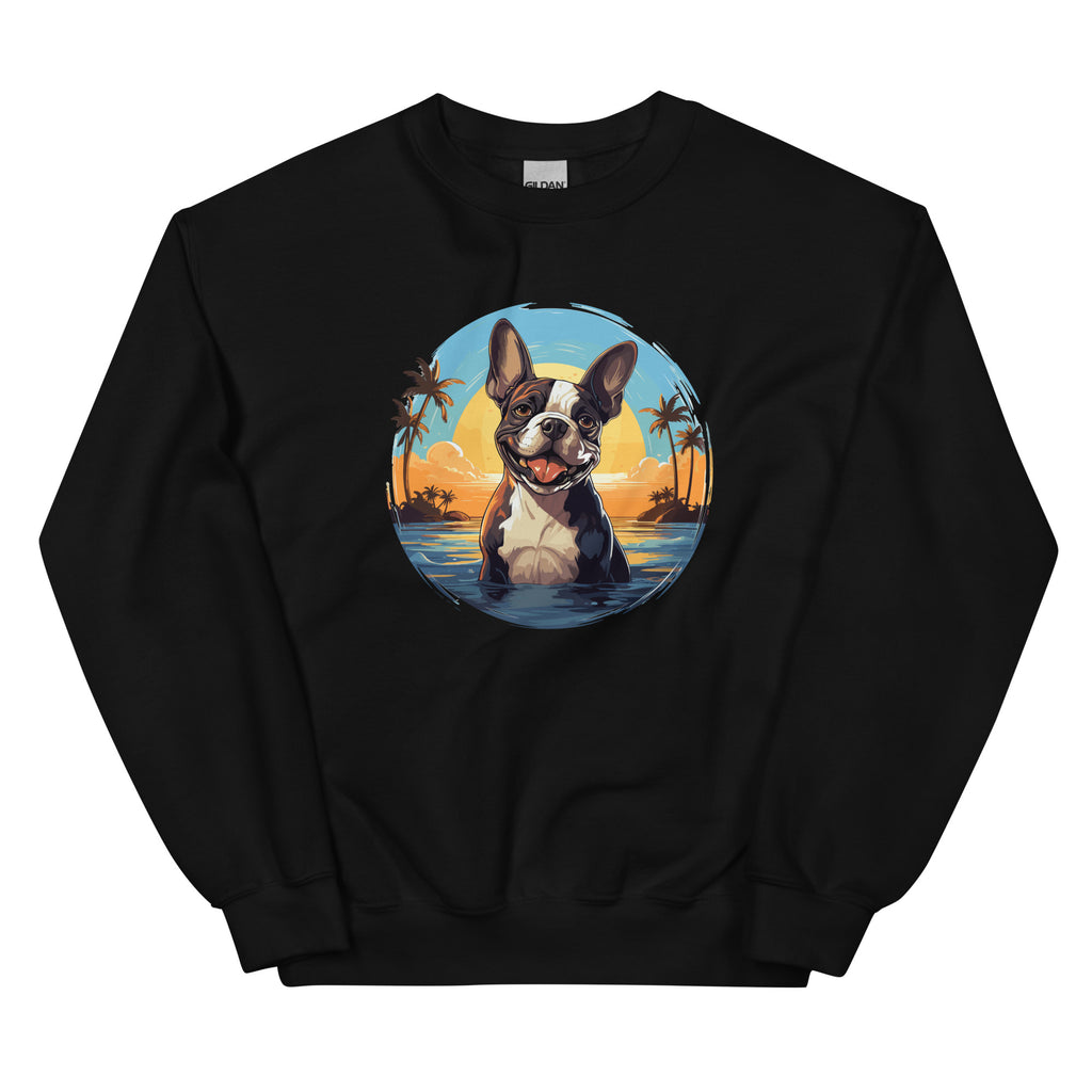 Hawaii Vibe Boston Terrier Sweatshirt