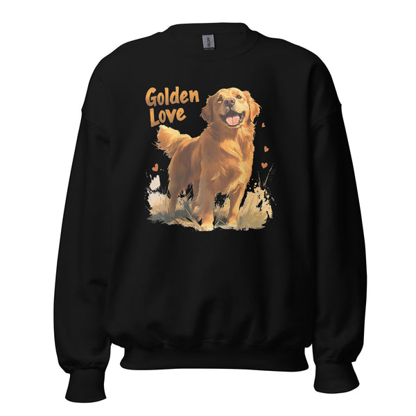 Golden Retriever Love Unisex Sweatshirt