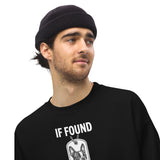 If Found I Belong To A Boston (Handle With Love) Unisex Sweatshirt .