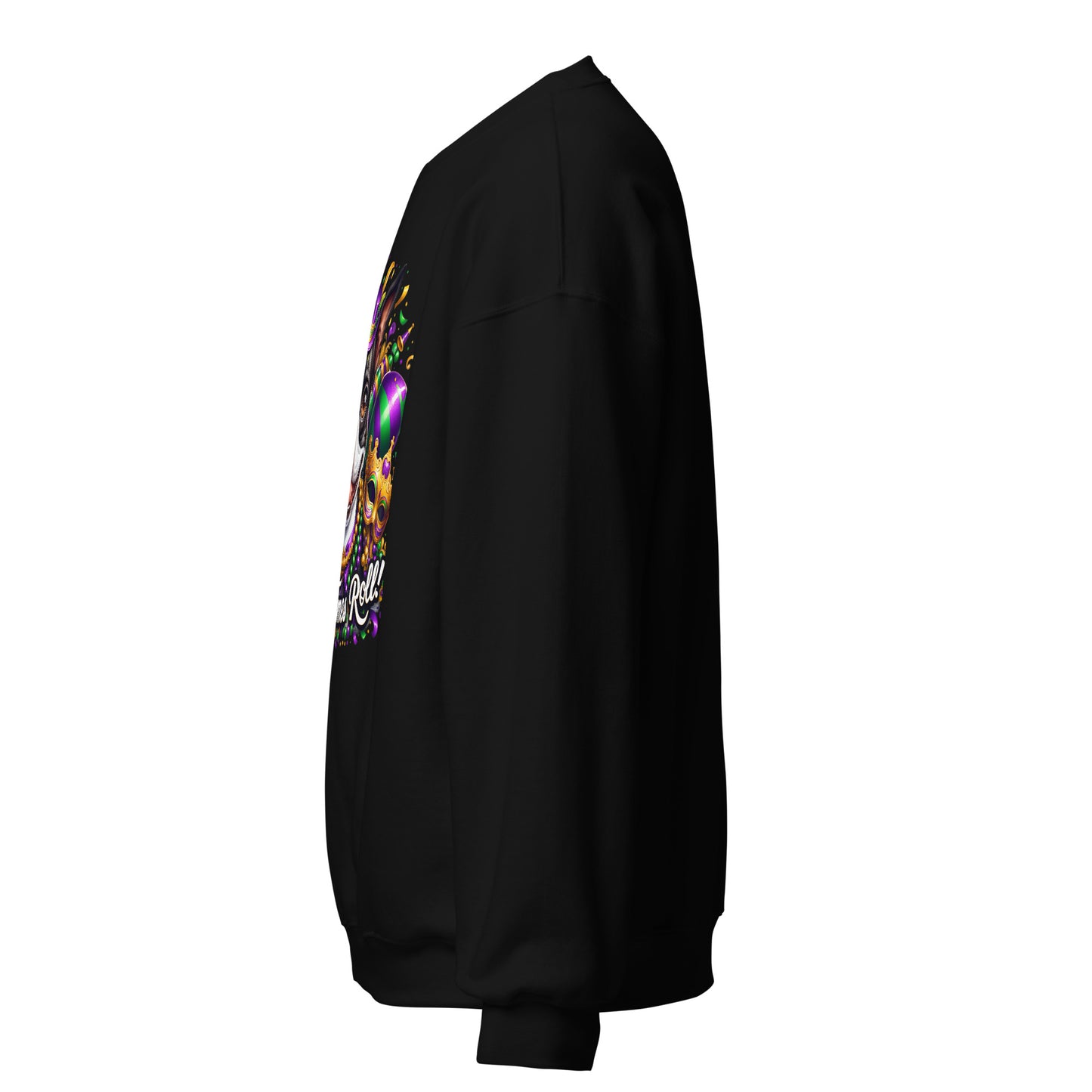 Mardi Gras Boston Terrier Unisex Sweatshirt - Let The Good Times Roll!