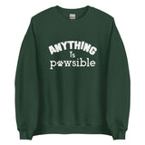 Anything Is Pawsible Unisex Sweatshirt