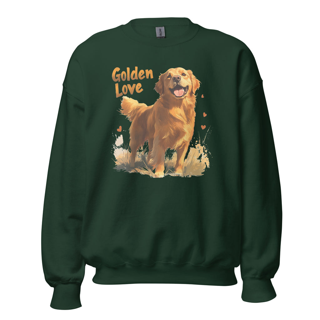 Golden Retriever Love Unisex Sweatshirt