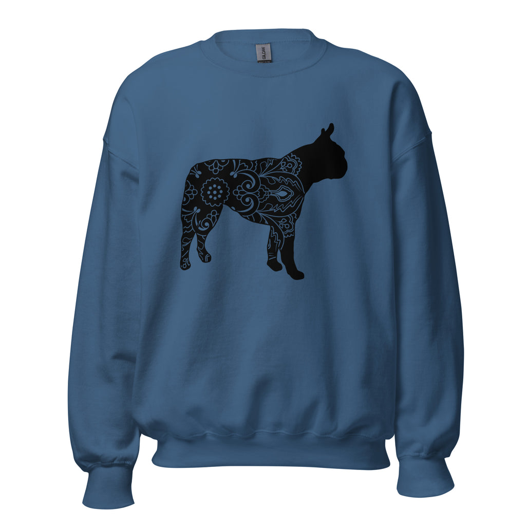 Mandala Boston Terrier Unisex Sweatshirt
